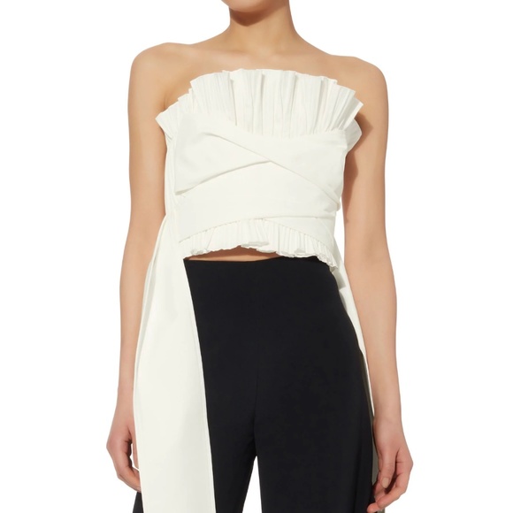 ADEAM Tops - ADEAM Pleated Bustier Top NWT Intermix Size 6